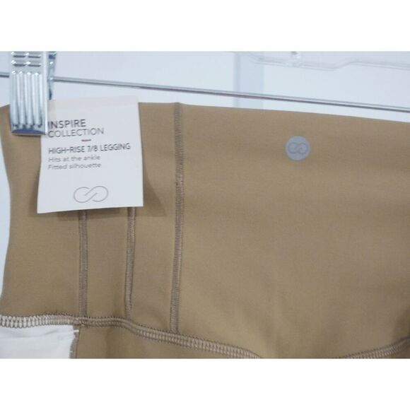 CALIA Women's Sculpt High Rise 7/8 Leggings – Brown & White Colorblock S - Picture 7 of 8